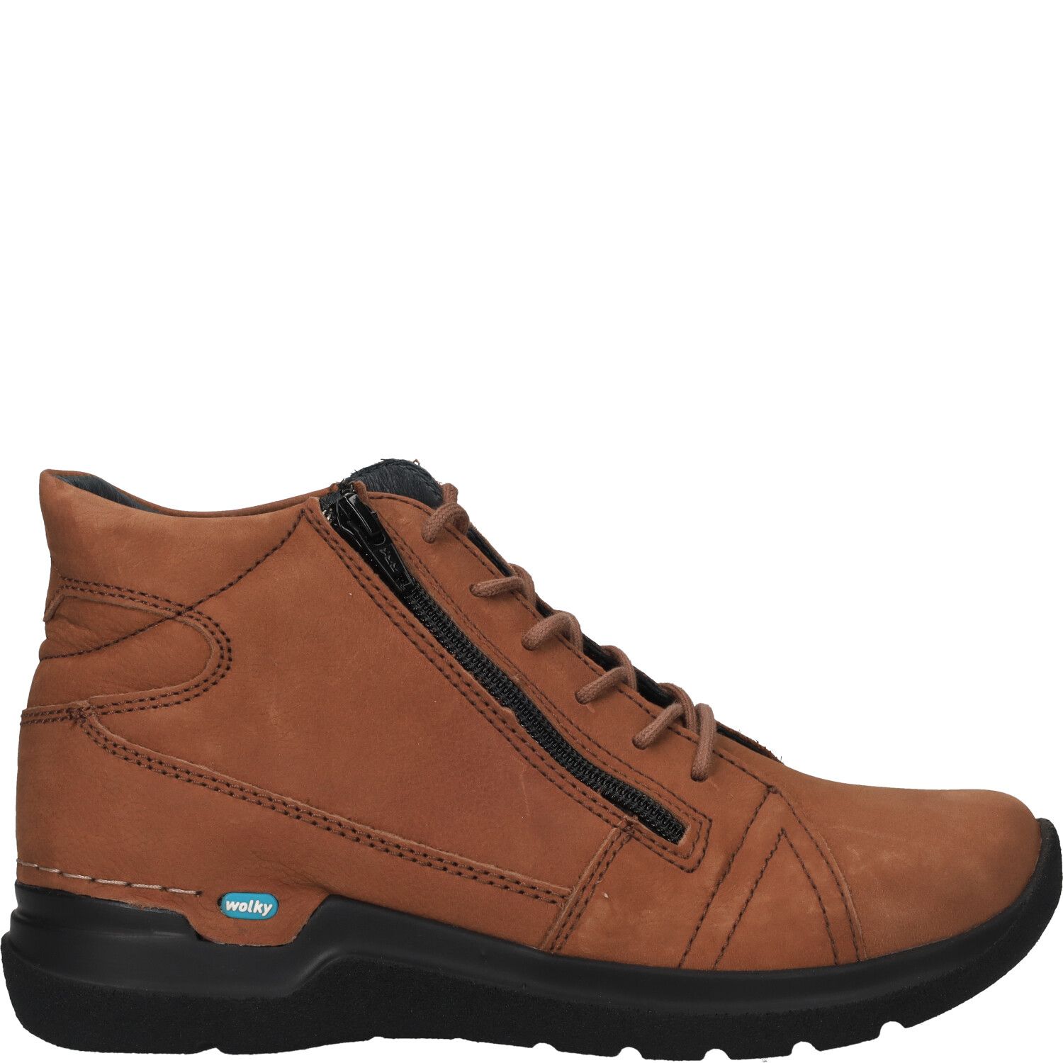 Wolky Why Veterboot Dames Cognac