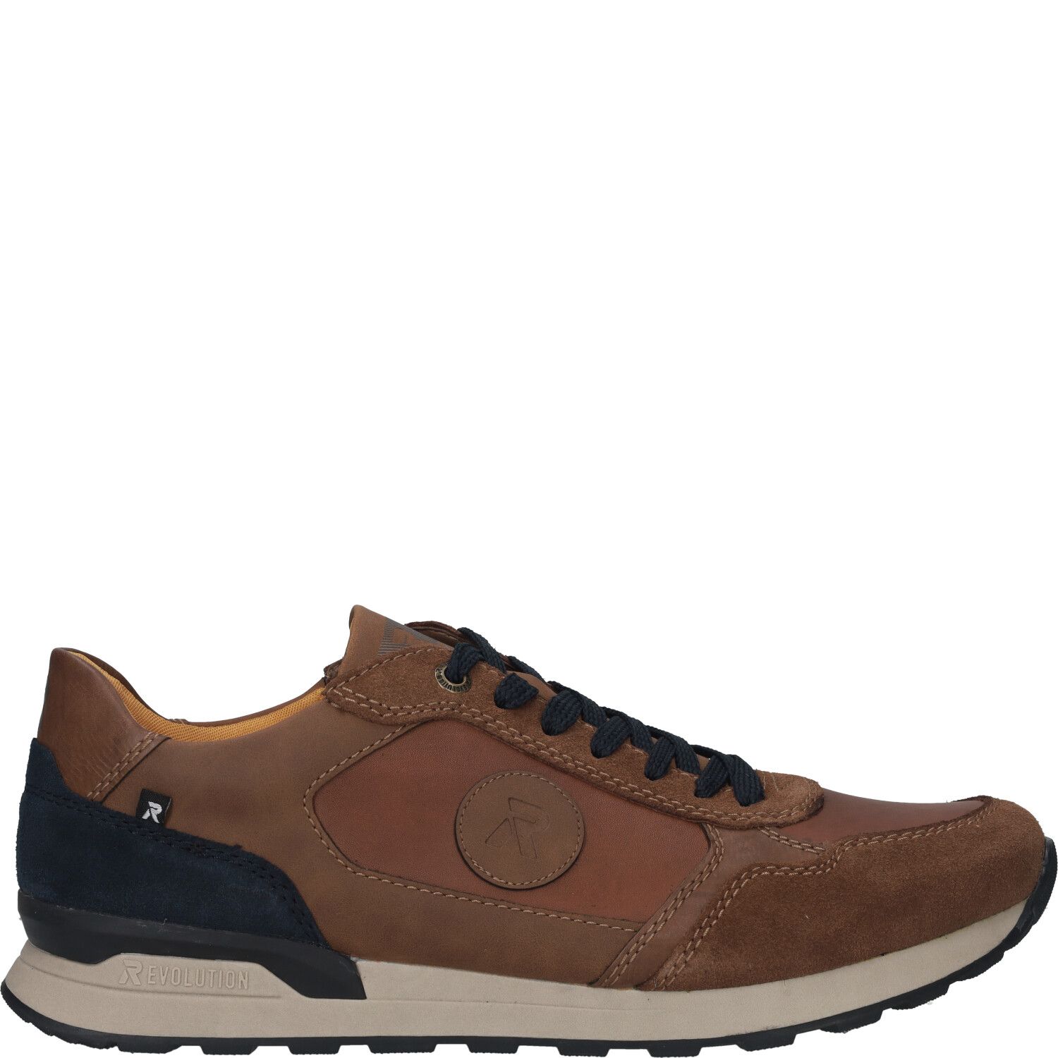 Rieker Revolution Sneaker Heren Bruin/Cognac
