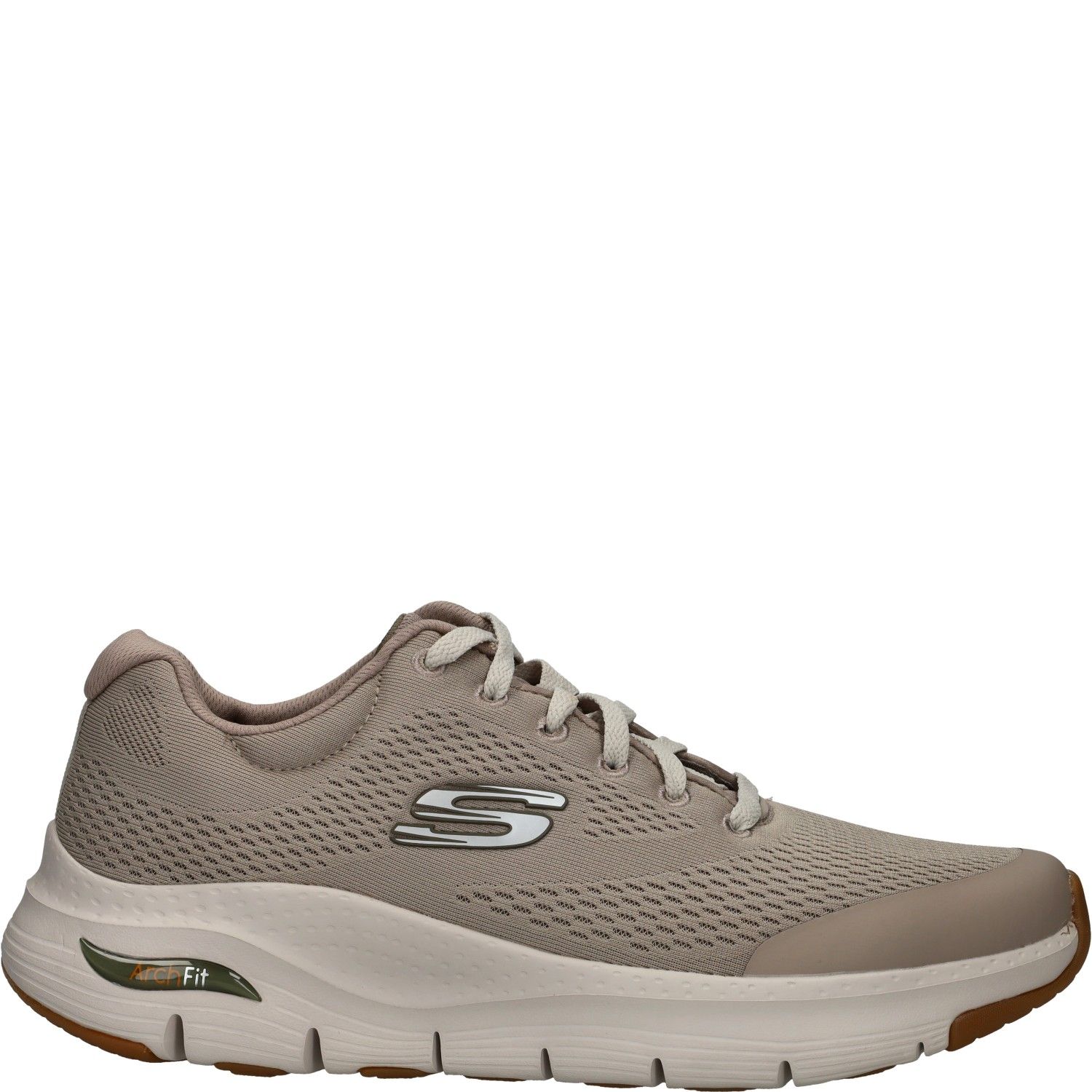 Skechers Arch Fit Sneaker Heren Taupe