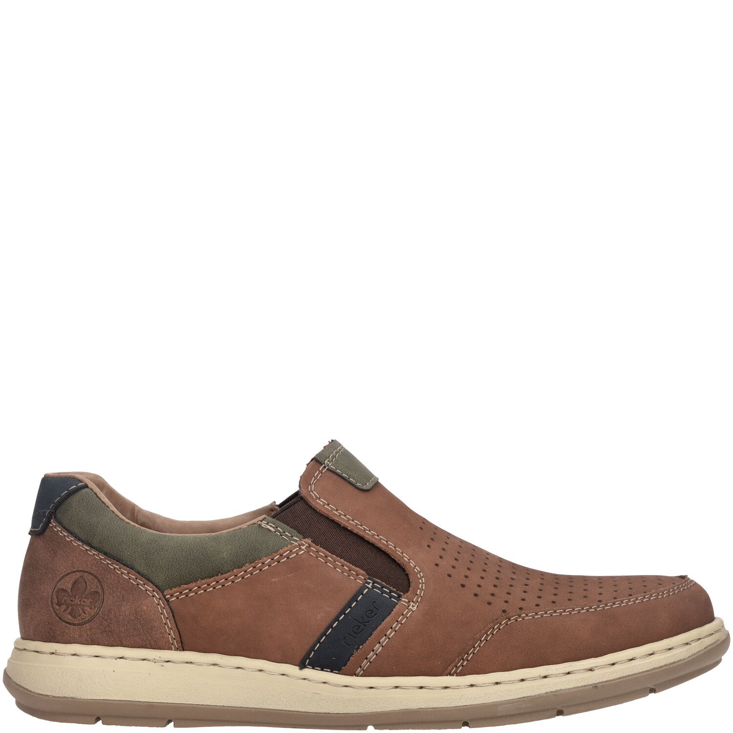 Rieker - Heren schoenen - 17371-25 - bruin - maat 44