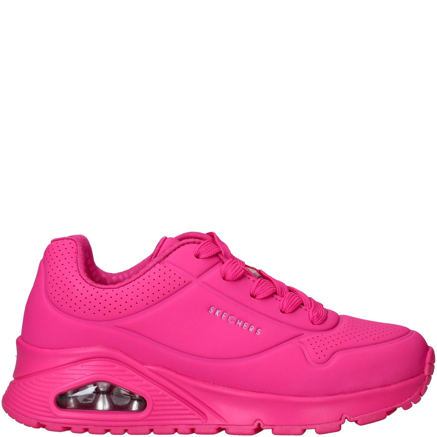 Skechers Uno Gen 1 Neon Glow Sneaker Meisjes Roze