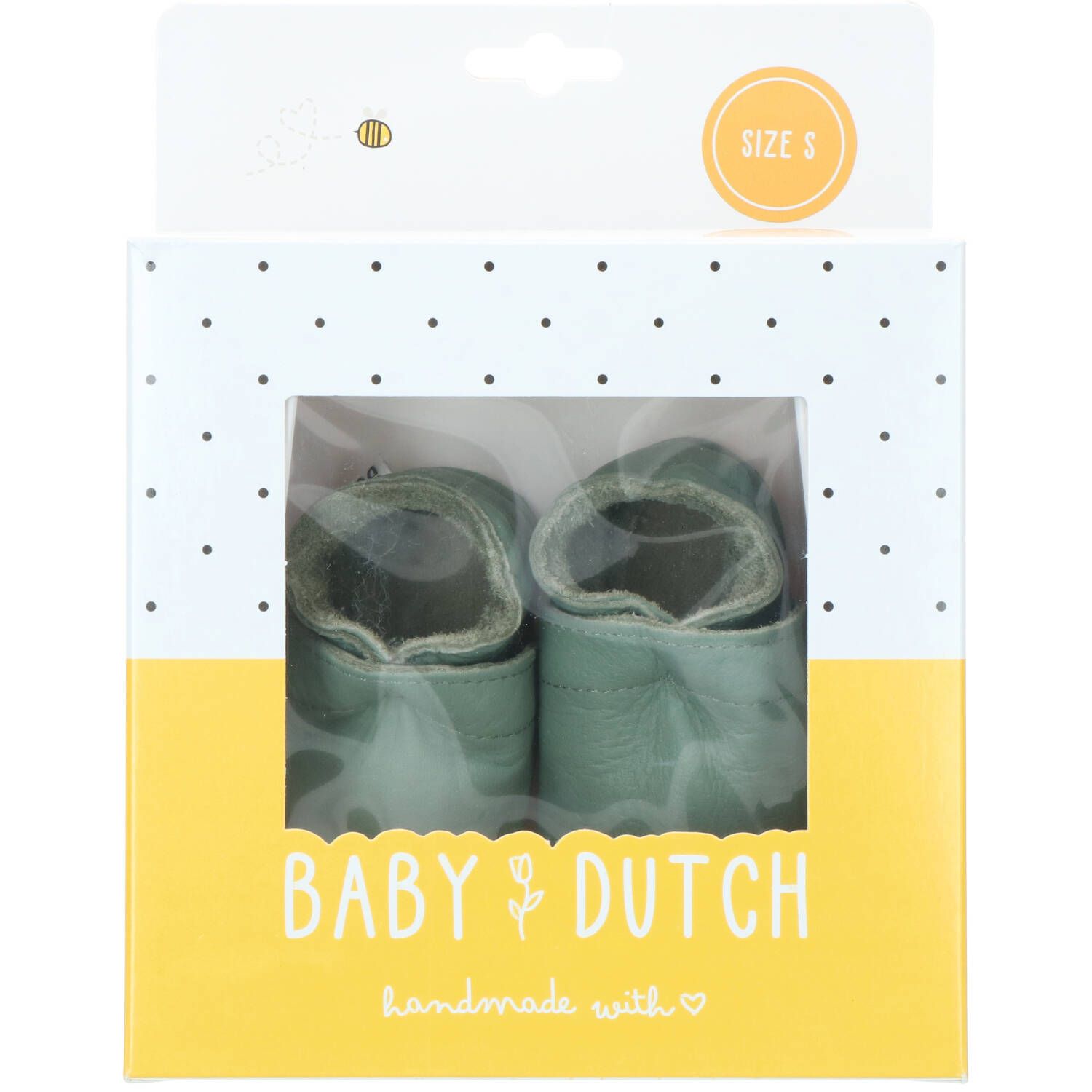 Baby Dutch Groene Babyschoenen Babyslofje online kopen