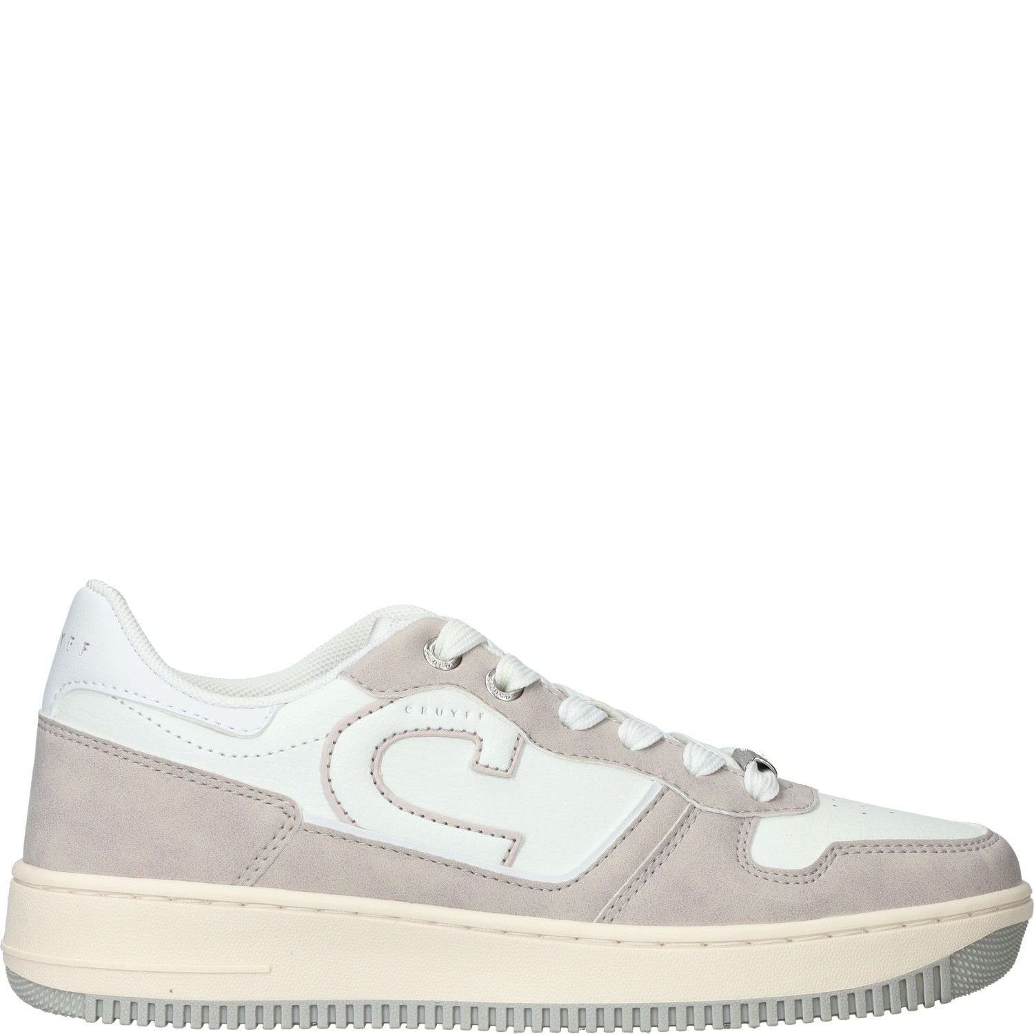 Cruyff Sneaker Campo Low Lux - Cloudy CC241861-751 Wit / Lila Paars-37 maat 37