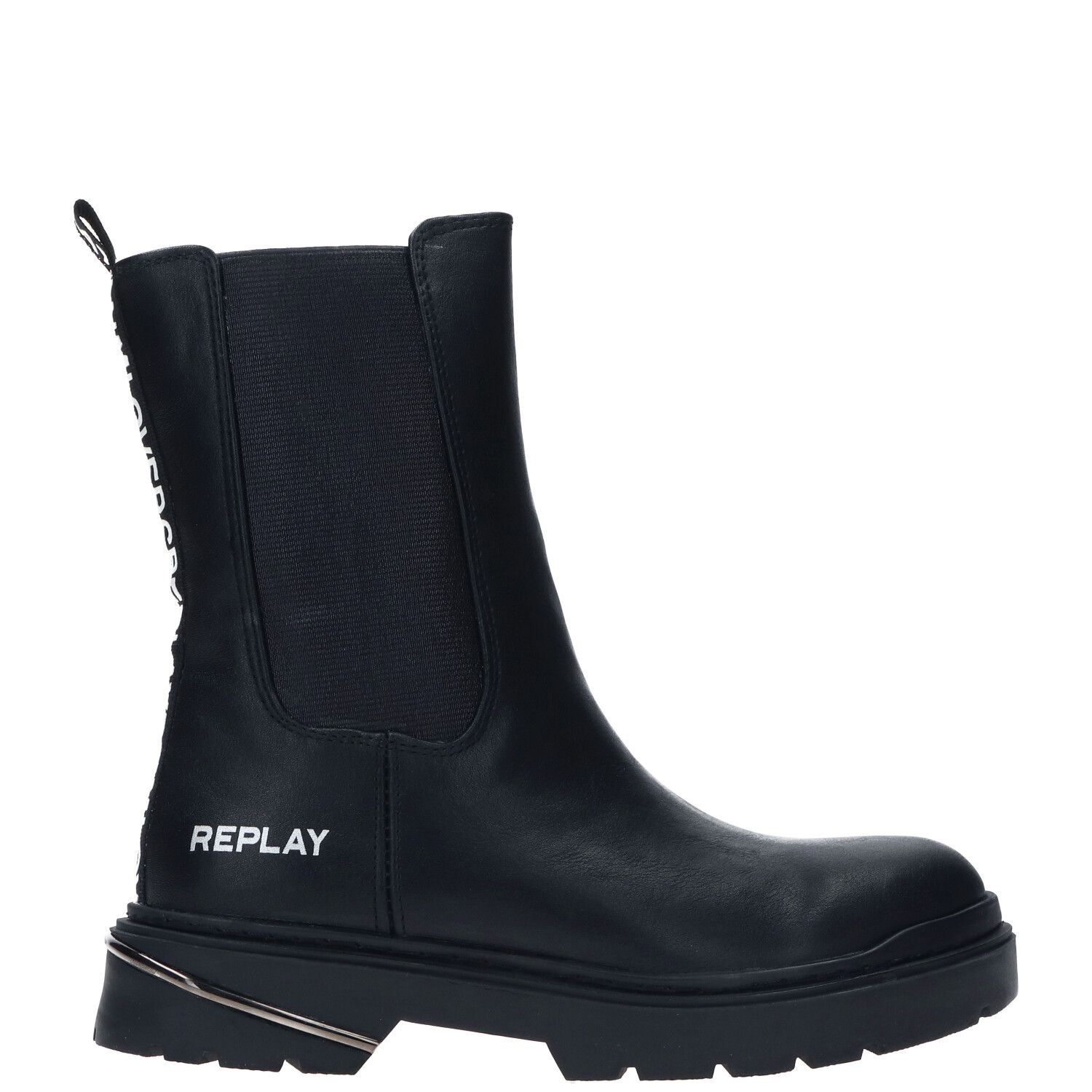 REPLAY POP hoge chelsea boots zwart online kopen