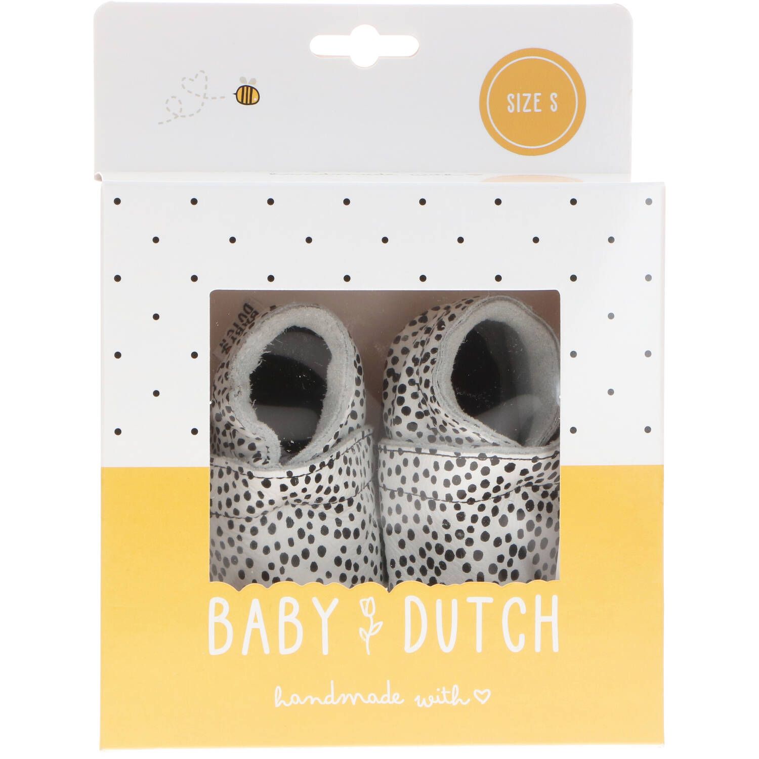Baby Dutch Witte Babyschoenen Babyslofje online kopen